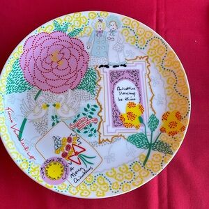 Vintage Gloria Vanderbilt Christmas Plate 1977